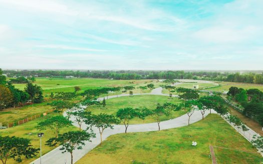 Golden Haven Iloilo Memorial Park in the Philippines Drone Shot