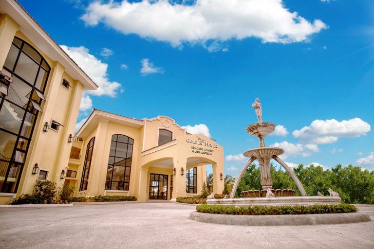 Facade of Golden Haven Memorial Chapels in Las Pinas